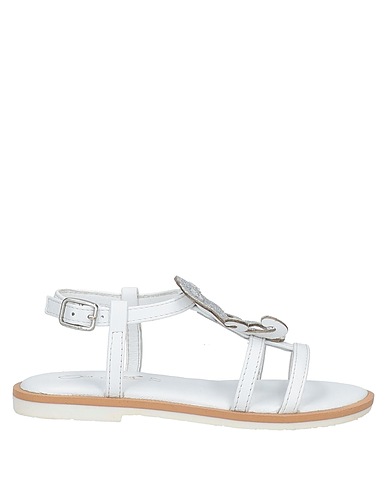 OCA-LOCA Sandals White Leather