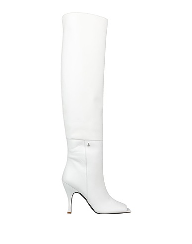 PATRIZIA PEPE Boots White Soft Leather