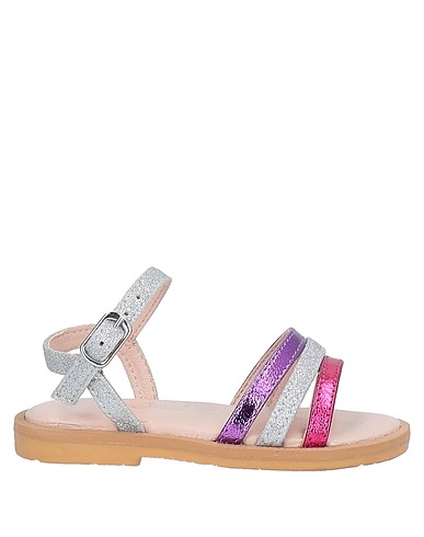 OCA-LOCA Sandals Garnet Leather, Textile fibres
