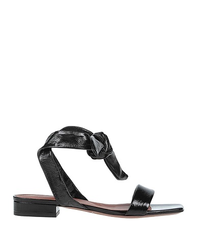 L' AUTRE CHOSE Sandals Black Leather
