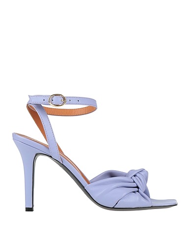 VIA ROMA 15 Sandals Mauve Leather