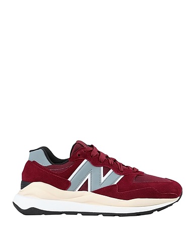 NEW BALANCE Sneakers 574
 Burgundy Leather, Textile fibres