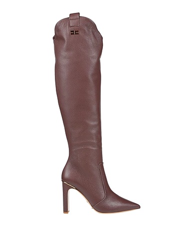 ELISABETTA FRANCHI Boots Chocolate brown Leather