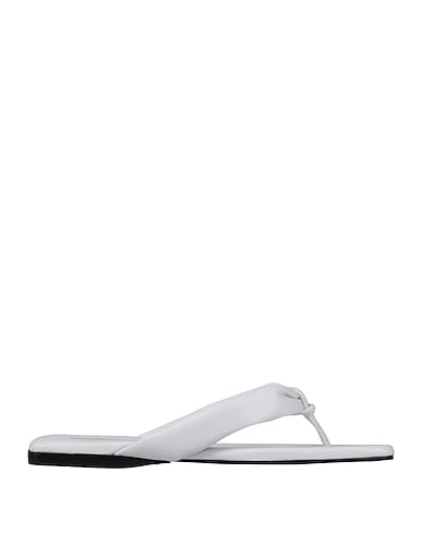 SPAZIOMODA Flip flops White Textile fibres
