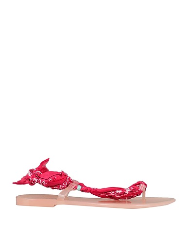 IDEAL SHOES® Flip flops Fuchsia Other Fibres