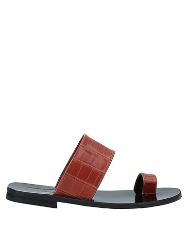 NCUB Flip flops Brown Soft Leather