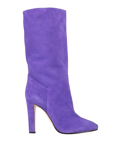 ALBERTA FERRETTI Boots Purple Leather