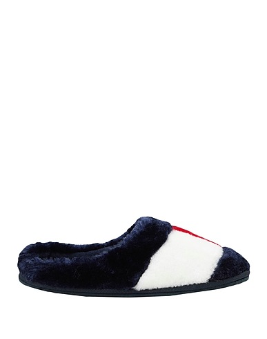 TOMMY HILFIGER Slides and slippers ESSENTIAL TOMMY HOME Midnight blue 100% Polyester