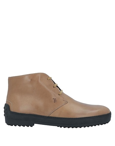 TOD'S Bottine Kaki Cuir