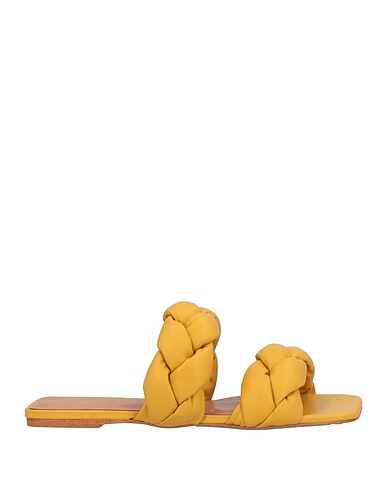 VICENZA) Sandals Mustard Soft Leather