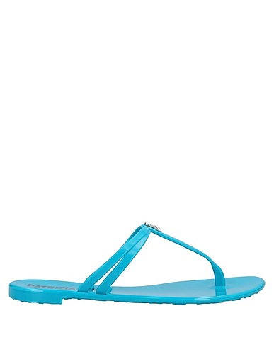 PATRIZIA PEPE Flip flops Deep teal 100% PVC - Polyvinyl chloride