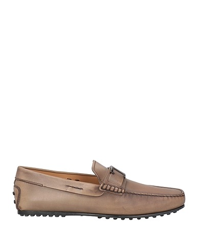 TOD'S Mocassino Khaki Pelle