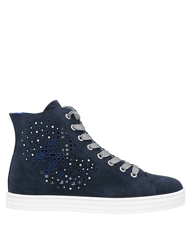 HOGAN REBEL Sneakers Midnight blue Leather