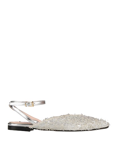 NCUB Ballerinas Silber Leder
