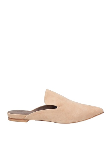L'ARIANNA Mules and clogs Beige Soft Leather