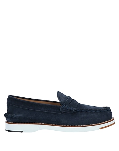 TOD'S Loafers Midnight blue Leather