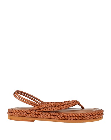 181 Flip flops Tan Soft Leather