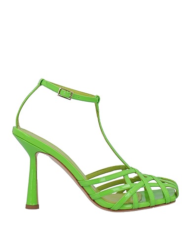 ALDO CASTAGNA Sandals Green Soft Leather
