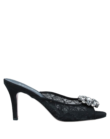 MAÉVA Sandals Black Textile fibres