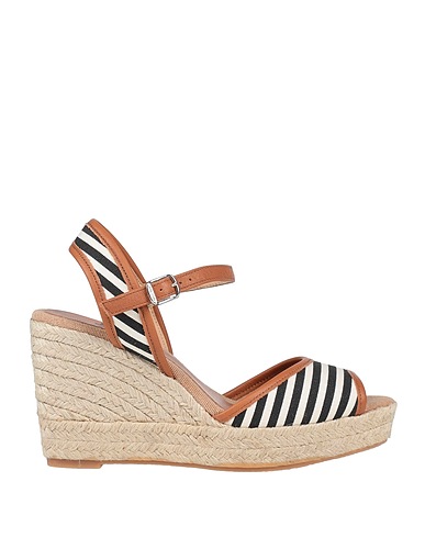 TONI PONS Espadrilles Black Textile fibres, Leather