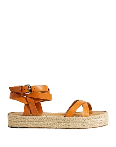 ISABEL MARANT Espadrilles Camel 100% Calfskin