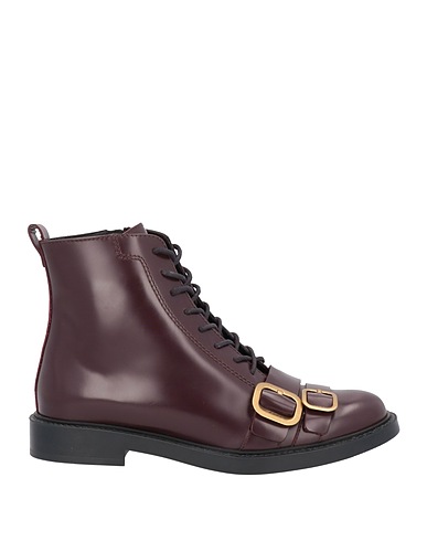 TOD'S Ankle boot Burgundy Leather