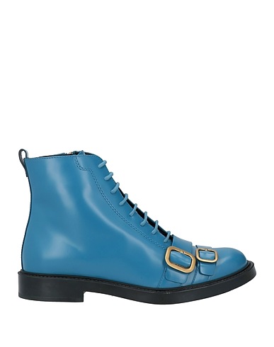 TOD'S Stivaletti Blu chiaro Pelle