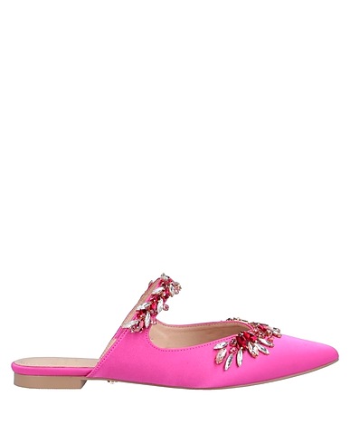 TWENTY FOUR HAITCH Mules and clogs Pink Textile fibers