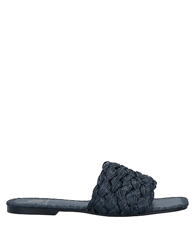 DE SIENA Sandals Black Textile fibres