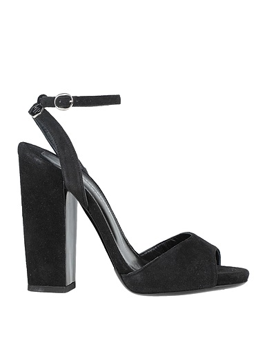 PHILIPP PLEIN Sandals Black Leather