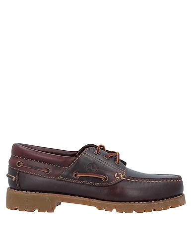 LUMBERJACK Loafers Dark brown Leather
