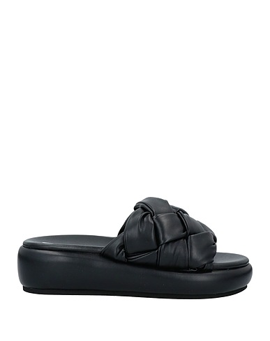 STRATEGIA Sandals Black Textile fibres