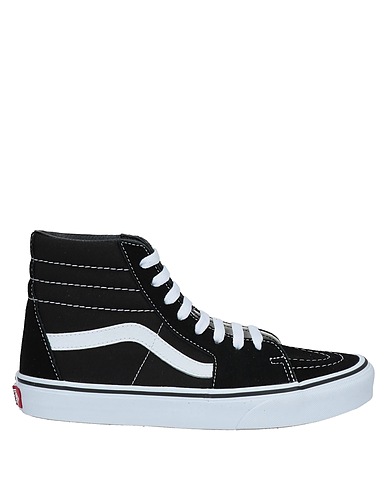 VANS Sneakers Black Leather, Textile fibers