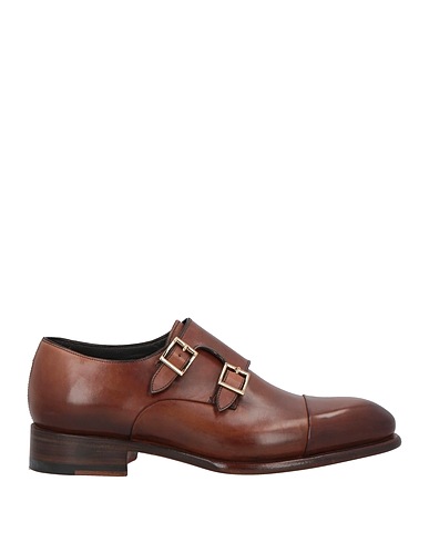SANTONI Loafers Brown Soft Leather