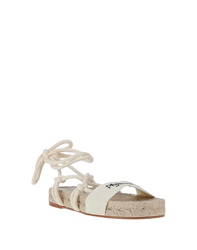 PHILOSOPHY di LORENZO SERAFINI per MANEBÍ Espadrillas Avorio Fibre tessili