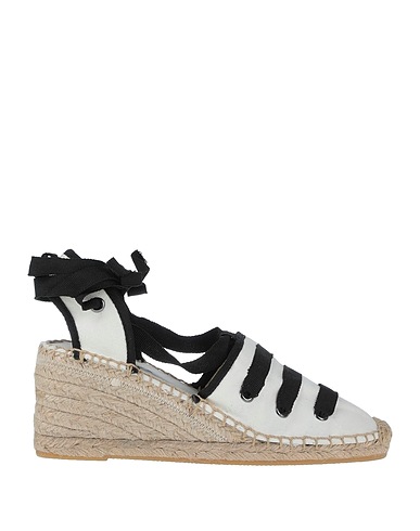 APEPAZZA Espadrilles Weiß Gewebefasern