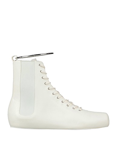 JIL SANDER Ankle boot Ivory Calfskin