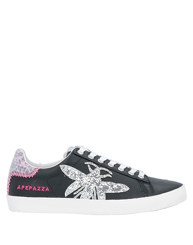 APEPAZZA Sneakers Black Soft Leather