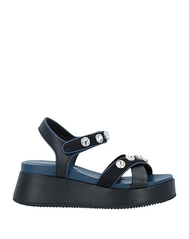 APEPAZZA Sandals Black Other Fibres, Textile fibres