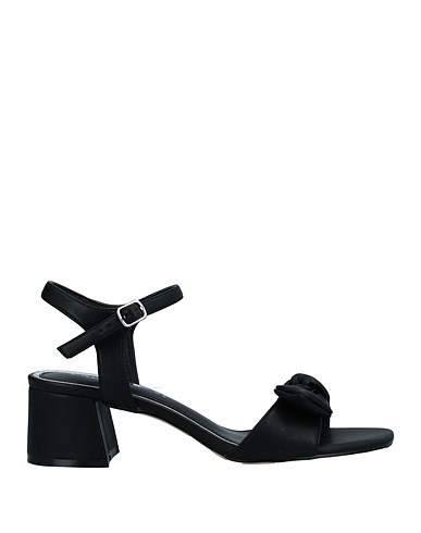 CAFèNOIR Sandals Black Textile fibres