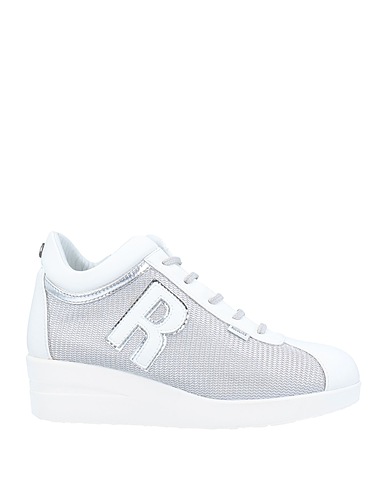 RUCOLINE Sneakers Grigio chiaro Pelle, Fibre tessili