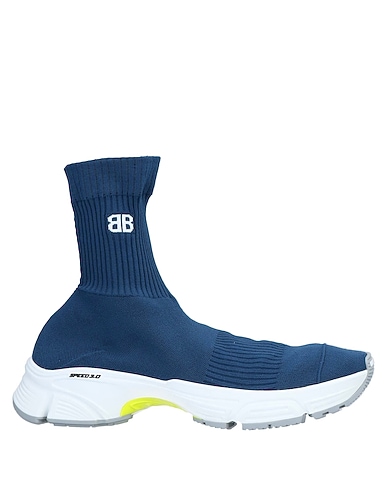BALENCIAGA Sneakers Blue Textile fibres
