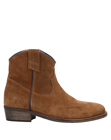 VIA ROMA 15 Ankle boot Brown Soft Leather