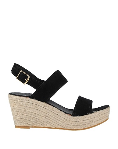 FRENCH TROTTERS Espadrillas Nero Pelle