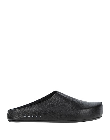 MARNI Mules και τσόκαρα Μαύρο Δέρμα