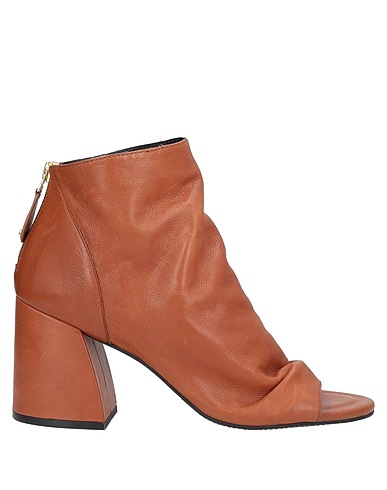 ELVIO ZANON Ankle boot Tan Leather