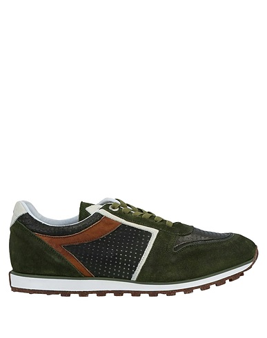 EXTON Sneakers Dark green Leather
