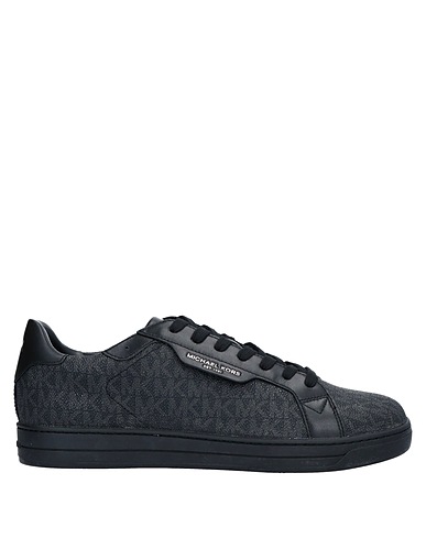 MICHAEL KORS MENS Sneakers Noir Cuir, Fibres textiles
