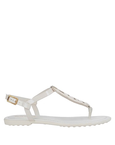 TOD'S Flip flops Ivory Leather