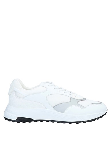 HOGAN Sneakers Bianco Fibre tessili, Pelle